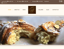 Tablet Screenshot of lagourmandinebakery.com